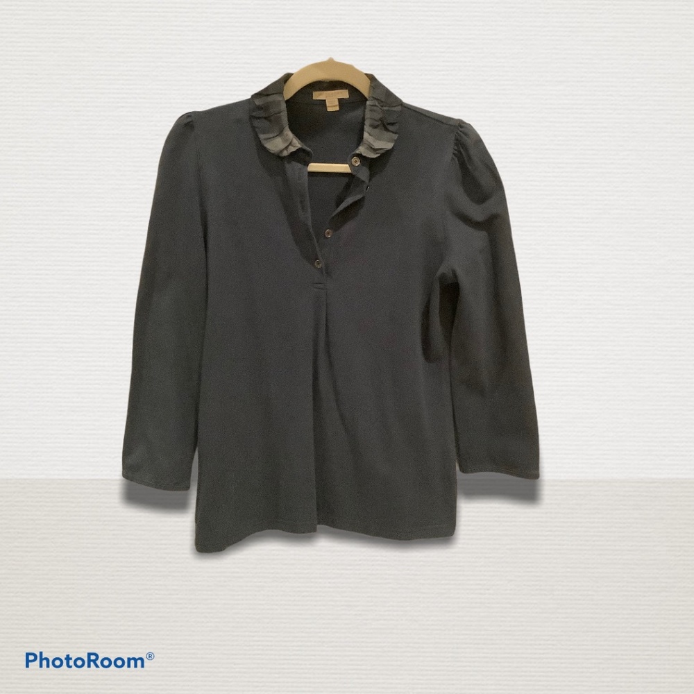Authentic Burberry Brit ladies 3/4 sleeve polo